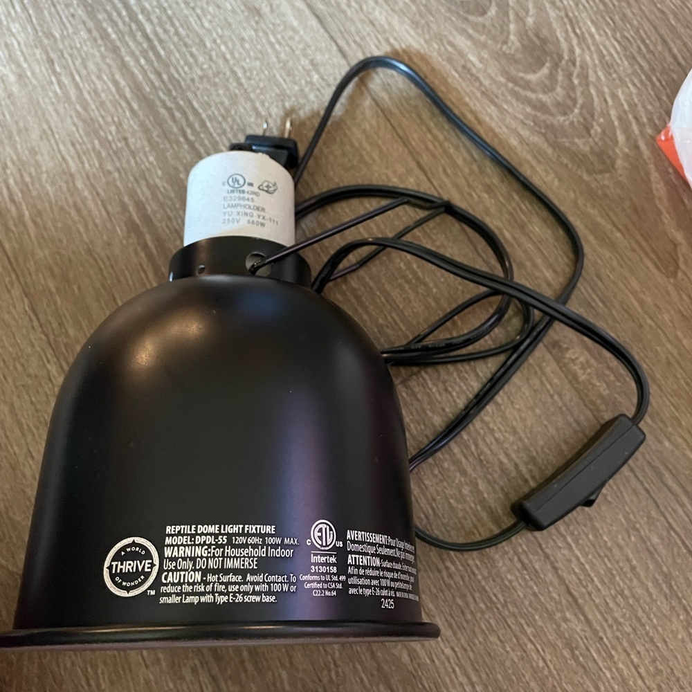 Reptile Heat Lamp Light Grow Light